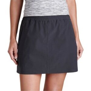 Kuhl Freeflex Skort Sz Small in Koal w 2xpockets, Intrnl drawstring, ExclntCndtn
